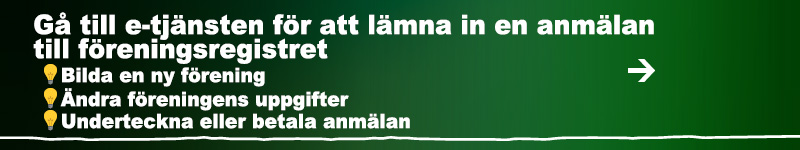 Lämna in din anmälan till föreningsregistret.